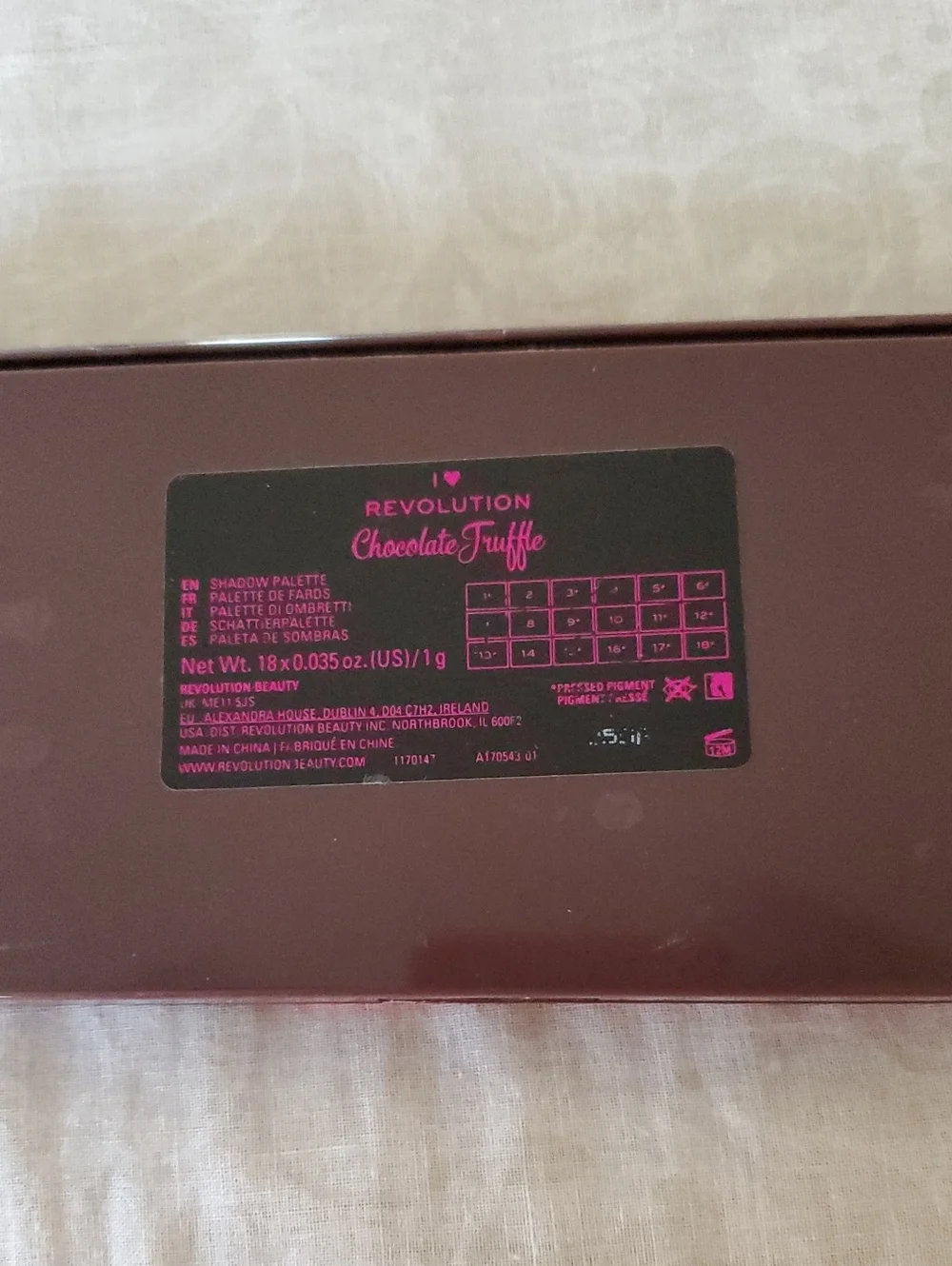 I Heart Revolution Chocolate Truffle Palette